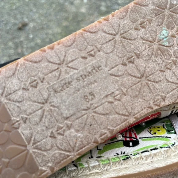 Kate Spade New York Putt Putt Espadrille slip-on Sz 8.5 - Picture 8 of 8